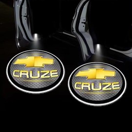 KLIFE LIMITED 2Pcs LED Car Door Welcome Light HD Projector Lamp Accessories For Honda Civic Fit Accord City Vezel CR-V S660 Odyssey HR-V:_CHEVROLET CRUZE