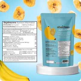 HappyLyfe Rairuen Rom Organic Vacuum Fried Banana Chips - Pack of 4 (30g Each) | No Added Sugar | Clean Ingredients