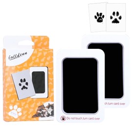 2 Sets Pet Paw Print Kit for Dogs and Cats, Ink Pad for Paw Prints 2 Ink Pads, Pet Dog Paw Print Kit, 4 Printed Cards, Pet Ink Pad Paw Print, Dog and Cat Paw Print Kit