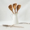 HOFMEISTER Olive Wood Cooking Spoon (2 x Sharpener Cooking Spoons