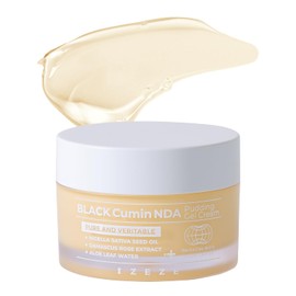 IZEZE BLACK Cumin NDA Pudding Gel Cream 1.69 fl.oz, 50 ml | Fresh gel texture moisturizes dry skin