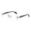 HOUSE OF WOO Rimless Sunglasses, Men's, Date Glasses, Hip Hop