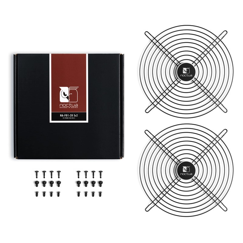 Noctua NA-FG1-20 Sx2, Rejillas para Ventiladores de 200 mm (Set
