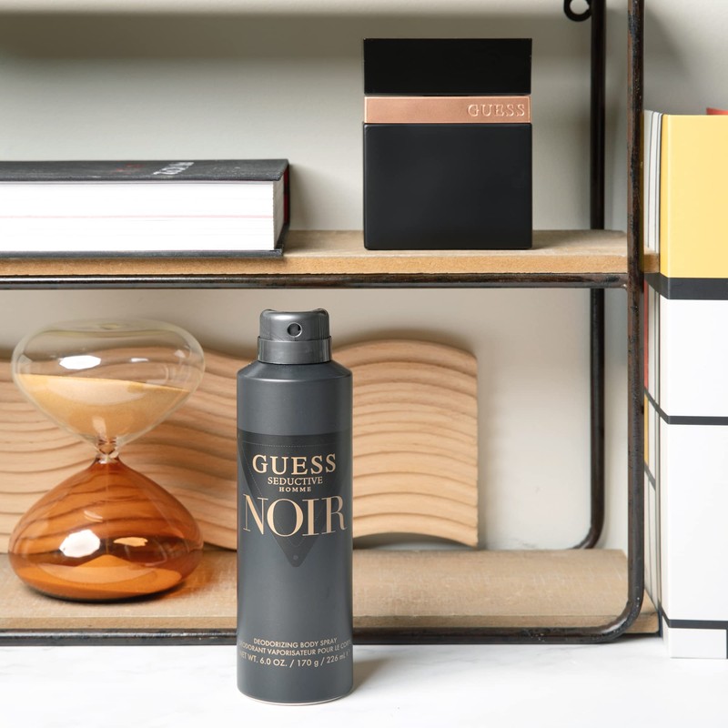 GUESS Seductive Noir for Men Eau de Toilette, 1.7 Fl