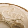 Kartenmachen.de Wedding Ring Cushion Love Birch Disc Engraving Individual Approx.