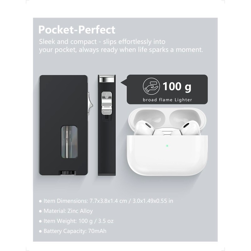 Cool Lighter Vintage Shake Lighters Gas Butane Refillable with Adjustable