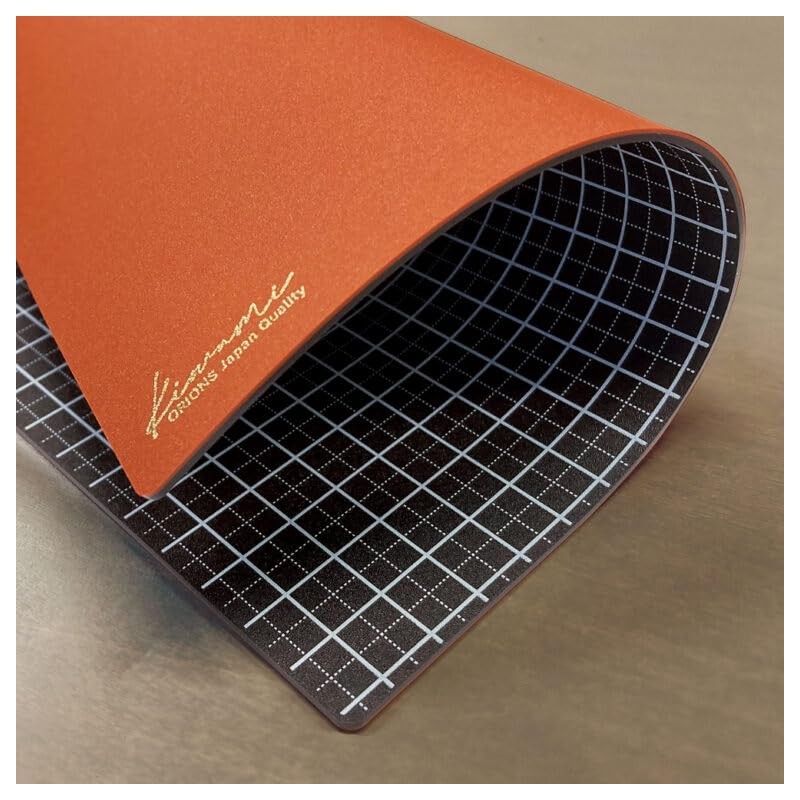 共栄プラスチック 下敷 ライティングマット B6 ブラウン＆キャメル WMS-B6-RBC