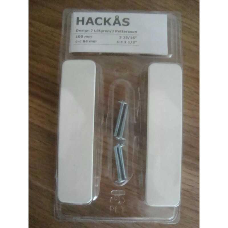 Ikea HACKÅS Handle anthracite HACKAS Handle 3 15/16" 2 Pack
