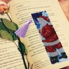2 Set Diamond Bookmarks 5D DIY Painting Crystal Embroidery Tassel