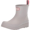 Hunter Footwear Women's Play Short Rain Boot, Zinc Grey, 7