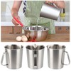 Kitchnexus Measuring Jug Stainless Steel 2 L, Milk Jug Measuring
