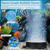 DaToo Aquarium LED Air Bubble Stone Disk Bubble Light 2