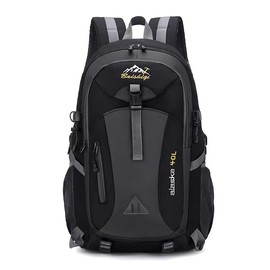 Hiking Backpack Men Women Waterproof Backpack Lightweight Large Travel Backpack Trekking Backpack Outdoor Backpack with Reflective Strips for Cycling, Climbing, Mountaineering and Travel, black