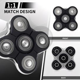 Compatible with Remington Blader Pro Replacement Head,3 Pack Compatible with Remington XR7000 Replacement Blades,Fit for RemingtonXR7000 Balder Pro Head Shaver,with 3 Cleaning Brush.