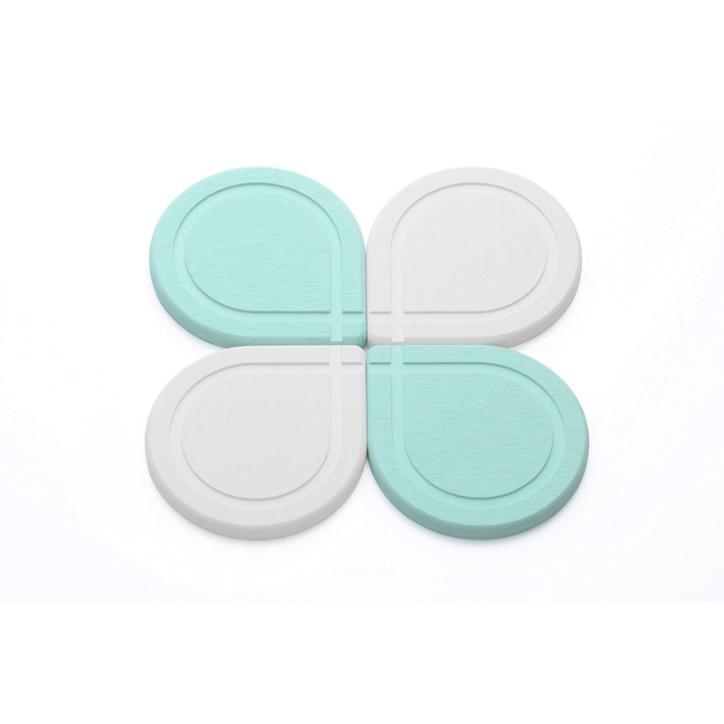 Osumu Coasters, Table, Water Drops, Convenient, Cute Set, Diatomaceous Earth,