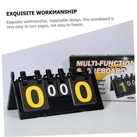 Kisangel Portable Flipping Score Counter Board for Basketball Volleyball Baseball Convenient Sports Scorekeeper Numbers Easy to Clean Scoreboard