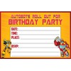 Set of 20 Robot Hero Dynamic Cyberve -Themed Happy Birthday