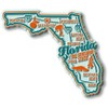 Florida Premium State Magnet by Classic Magnets, 3.4" x 2.9",