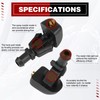 OTUAYAUTO Adjustable Windshield Washer Nozzles - Replacement for 2004-2013 Ford