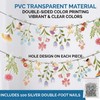 48Pcs Reusable Flower Fairy Banner Kit - Double-Sided PVC Garden