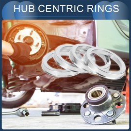 INFINAUTO Hub Centric Rings, 58.1mm ID to 73.1mm OD Vehicle Wheel Hubrings Aluminum Alloy, 4 Pcs