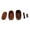 Lunch Box Set Japanese Style Wooden Food Storage Container for