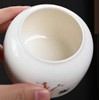 Palmetto Housewares Ceramic Tea Canister 8.2x8.3cm, Artistic Tea Caddy, Tea-leaf