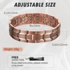 MagEnergy 3X Ultra Strength Magnetic Bracelet for Men Copper Bracelet