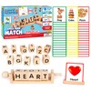 Young Hands Wooden Reading Blocks - Spin, Spell & Match