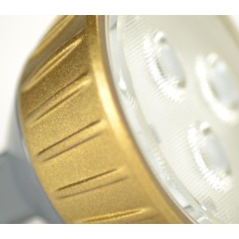 Unique Lighting Systems Flex Gold Series MR16 3W 60 Degree 200 Lumen 2700K Warm White LED Bulb (LED-3W-CM6WF27K)