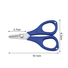 NA 2 Pcs Fishing Scissors Stainless Steel Heavy Duty Shears Multi-Purpose Scissors for Fishing Line and Copper Wire Random Color
