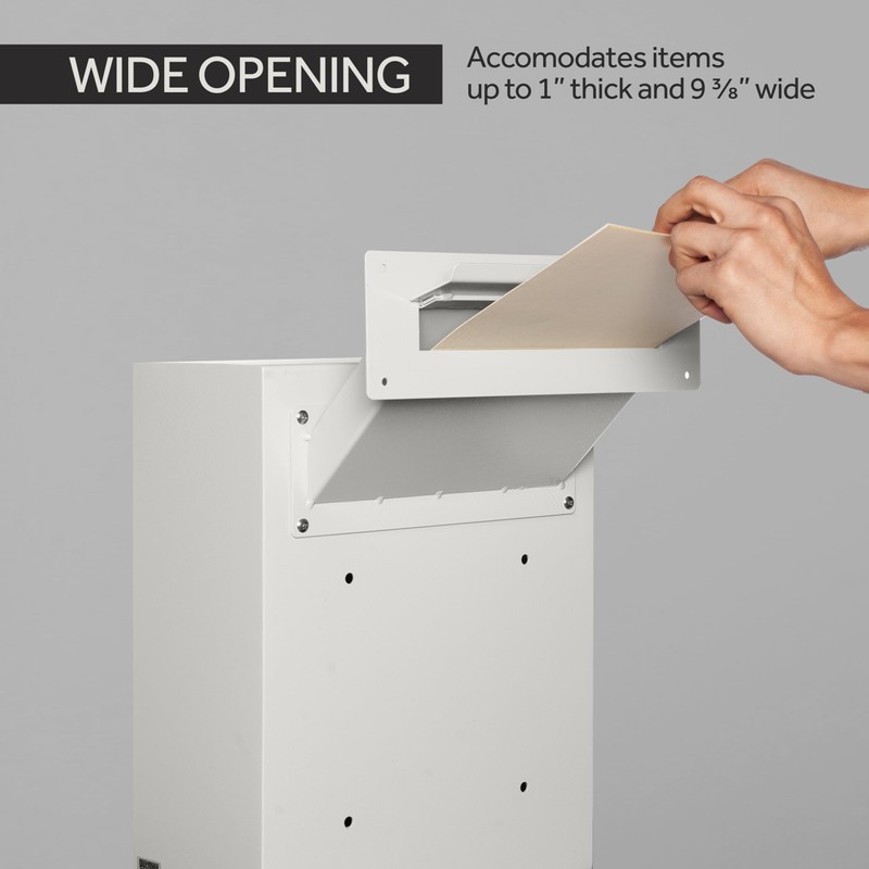 Durabox Through-The-Wall Drop Box Deposit Safe 17 x 13 x