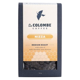 La Colombe Nizza Medium Roast Whole Bean Coffee - Notes of Milk Chocolate, Nuts & Brownie with Honey-Sweet Roasted Nuttiness, 12 Ounce (Pack of 1)