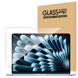 For MacBook Air M4 13 Inch Film PET Material High Transmittance Anti-Fingerprint Shock Absorption Self-adsorption Anti-Bubble Compatible MacBook Air 13.6" 2025 M4 Protective Film