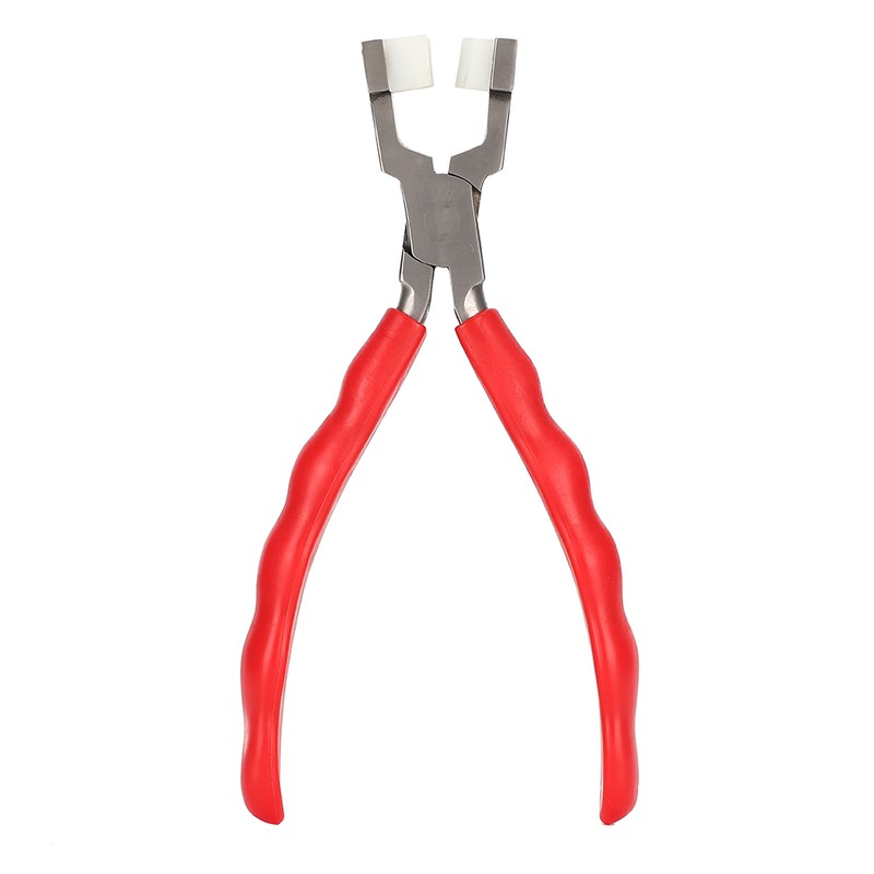 Double Flat&Round Nylon Jaw Pliers Bracelet Jewelry Making Tool (D