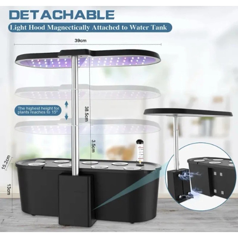 TRECAAN 7 Pods SMART Hydroponics Grow System Indoor Herb Garden
