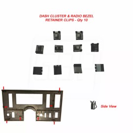 Gbodyparts 78-87 Grand National Dash Instrument Cluster Radio Bezel Trim Retainer Clips 10