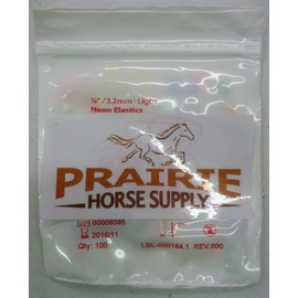 1/8 Inch Orthodontic Elastic Rubber Bands, 300 Pack, Neon, Light 2.5 Ounce Small Rubberbands Dreadlocks Hair Braids Fix Tooth Gap, Free Elastic Placer for Braces