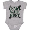 inktastic Bow Hunting Crawl Walk Hunt Baby Bodysuit 6 Months