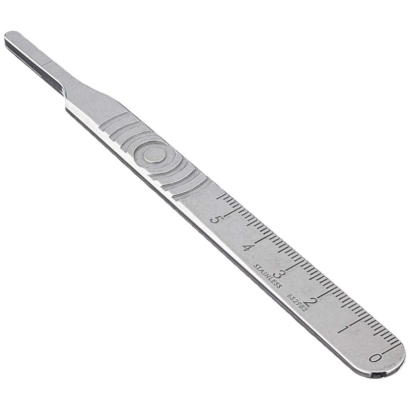 Swann-Morton - Griff mit einem abgestuften Skala, aus rostfreiem Edelstahl,