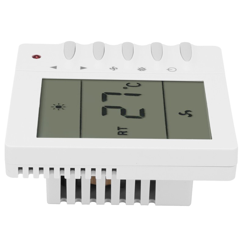 AC220V Central Air Conditioning Fan LCD Thermostat Air Conditioning Temperature