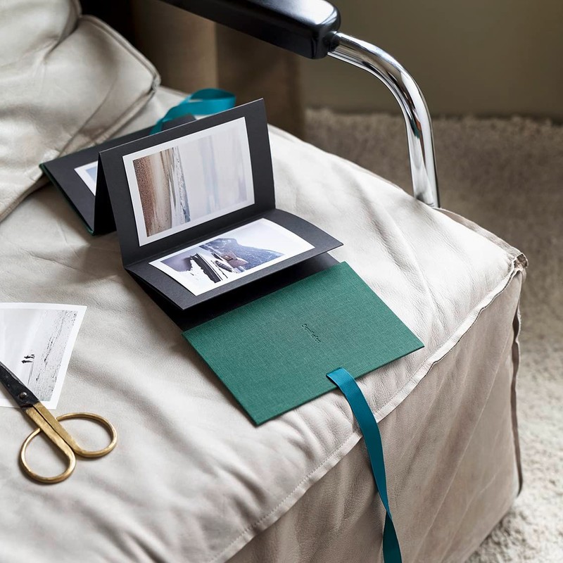 Semikolon Leporello Classico Photoalbum, Black b6