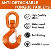 Leero 5 Tons Swivel Lifting Hook, Heavy Duty G80 Self