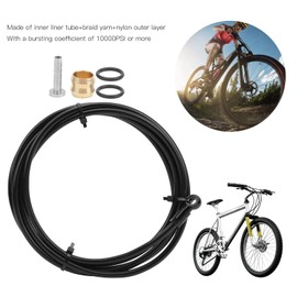 Candeon Disc Brake Tube DIY 2 m Bicycle Cuttable Hydraulic Disc Brake Tube Hose Cable Set for SLX/XT/Mountain Bike (ON)