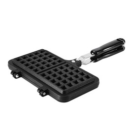 TAMUME Double Room Waffle Iron Double Cooker for Waffle Iron Belgian Waffles Non-Stick Coating for Fire Waffles on a Stick Kitchen Waffle Machine
