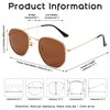 FEISEDY Polarized Sunglasses for Women Men Retro Polygon Square Sun