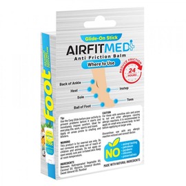 AirFit Medi EASY GLIDE-ON STICK FOOT Anti Chafe Balm | No Chafing Stick | Prevent Arm, Chest, Butt, Thigh, Ball Chafing & Irritation - MENTHOL