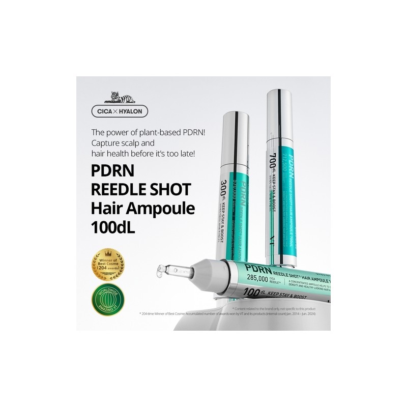 VT Cosmetics [VT Cosmetics]PDRN Reedle Shot Hair Ampoule 100dL