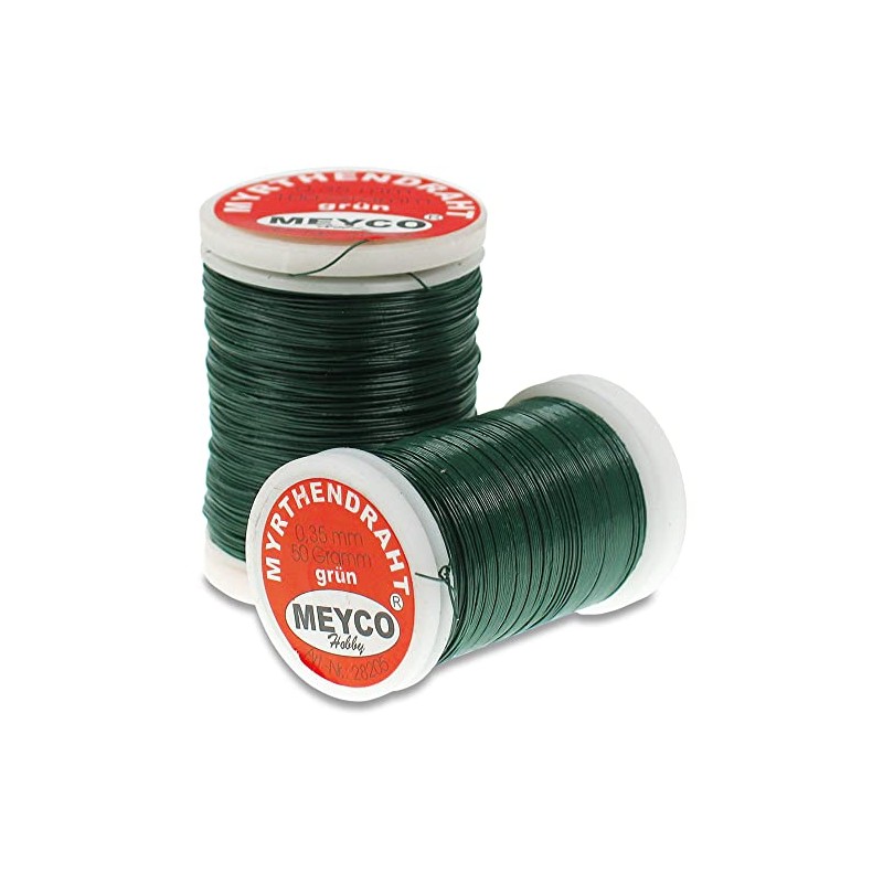 Meyco Myrthen Green Wire Binding Wire 0.35 mm/66 m