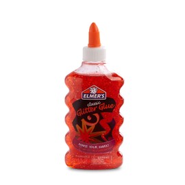 Elmer's 2022912 Liquid Glitter Glue, Washable, Red, 6 Ounces, 1 Count